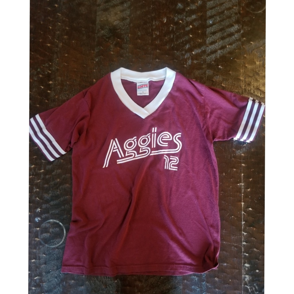 Texas A&M Aggies | college station Vtg 80s t shirt